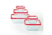 Pyrex Freshlock Glass Container Storage Set