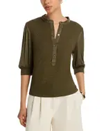 Bella Dahl Mixed Media Top