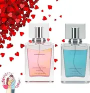 Cupid Hypnosis Cologne(Pheromone-Infused), Cupid Hypnosis Cologne Fragrances for Men, Cupid Charm Toilette for Men, Cupid Cologne for Men with Pheromones (Pink+Blue)