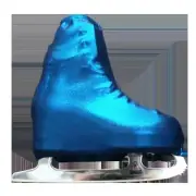 Metalic Figure Skating Boot Covers by Kami-So - Metallic Royal