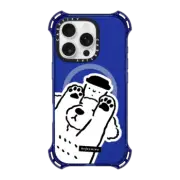iPhone 16 Pro Bounce Case MagSafe Compatible DOG LOVES COFFEE