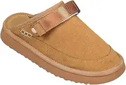 [Frediuo] Clogs with Back Strap Thick Soled Fashionable Adults Comfort Home Clog Slippers, 40
