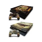 THE HOBBIT AN UNEXPECTED JOURNEY ART VINYL SKIN PS4 SLIM CONSOLE & CONTROLLER