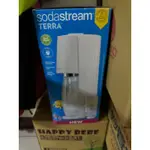 SODASTREAM TERRA 自動扣瓶氣泡水機 純淨白  二手