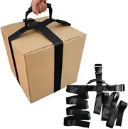 [MUSONG] Box Carrying Strap with Handle, Handheld Belt for Safely Moving and Lifting Heavy Boxes, Cross Style Carry Straps, Suitable for Groceries, Luggage