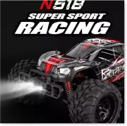 N518 4WD 1/8 Scale RC Brushless Monster Truck RTR High Speed Off-Road Vehicle