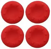Analog Silicone Thumb Stick Grip Joystick Caps Cover for PS4 PS3 Xbox 360 Xbox One Game Controllers (4 x Red)
