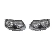Right & Left Headlight for Volkswagen Transporter T5 Twin Beam Type H7/H15