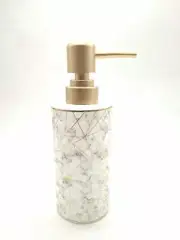 Ceramic Liquid Soap Lotion Dispenser White 300 ml