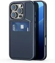 Jarttarn Multi Functional Case Compatible with iPhone 16 Pro Max 2024 Case, with Three in One Magnetic Bracket, [Magnetic Charging] [Card Pocket Design], Case for iPhone 16 Pro Max (Blue)
