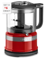 KitchenAid 3.5-Cup Mini Food Processor with $6 Credit