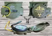 Caammenga Model H Tritium Lensatic Compass Olive Drab US Military Issue