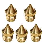 5pcs Nozzle A30T A20T A10T A10M A20M 3D Printer Geeetech M7 Extruder 0.4mm