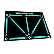 Soccer Step Training Mat, Soccer Mat, Foldable Dribble Training Mat, Non-Slip