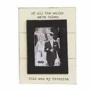 MUD PIE Wedding Of All the Walks Picture FRAME, 4 x 6 Picture Slot, Distress NEW