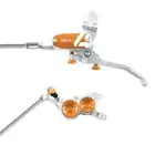 Disc Brake Front Tech 4 v4 4 Pistons Orange/Silver HOFT4VSF.O HOPE Fren