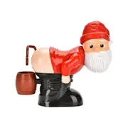 2023 Christmas New Automatic Bubble Machine With Lights, Music, Funny Santa Claus Bubble Toys (60ml Bubble Solution) Red