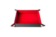 MDG Velvet Folding Dice Tray - Red (10"x10")