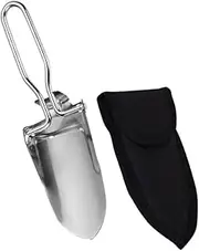 Abaodam Portable Folding Shovel Lightweight Shovel with Carrying Bag for Camping Hiking and Gardening Versatile Tool for Digging Weeding and Soil Preparation