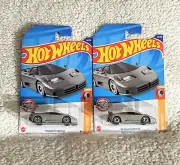 2022 Hot Wheels '94 Bugatti EB110 SS #65 Gray - Set of 2