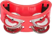 CORHAD Musical Foot Tambourine for Percussion Instrument with Rhythm Bells Fun and Engaging to Hand Eye Coordination and Listening Skills Music Education Tool