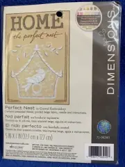 Dimensions Crewel Embroidery Kit HOME THE PERFECT NEST 5 x 7 Bird House NIP EC