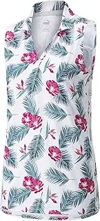[PUMA] Golf Women's Cloudspun Paradise Sleeveless Polo