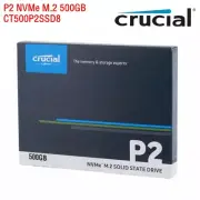 SSD M.2 500GB Crucial P2 NVMe M.2 PCIe 3D NAND SSD CT500P2SSD8 UP to 2300MB/s