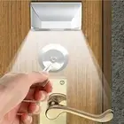 2PCS Wireless LED Light PIR IR Auto Motion Sensor Detector Door Keyhole Key Lamp