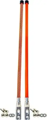 36" Snow Plow Markers Blade Guides Orange 3/4'' Built-in Steel Wire Stainless...