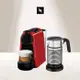 下單再折★【Nespresso】膠囊咖啡機 Essenza Mini 寶石紅 全自動奶泡機組合