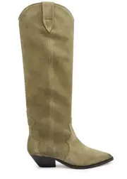 Isabel Marant Denvee 50 Suede Knee-high Boots - Taupe - 38 (IT38 / UK5) 38 (IT38 / UK5)