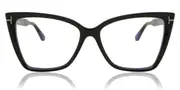 Tom Ford FT5844-B Blue-Light Block 001 Men's Glasses Black Size 55 - Private Health Rebate - Blue Light Block Available