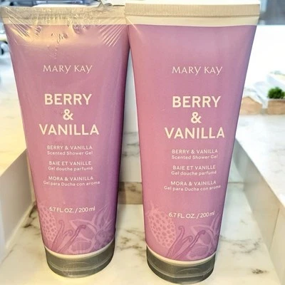 Mary Kay Berry & Vanilla Scented Shower Gel Set 1 SEALED