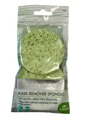 2 Mask Remover Sponges Ecotools Large Round Sponges Gentle Exfoliation Spa