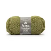 6 Pack Patons Canadiana Yarn Solids-Moss 244510-10770