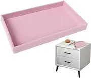 [Generic] Jewelry Tray - Jewellery Organiser Tray | Jewellery Trays For Drawers | Stackable Jewellery Drawer Storage Tray | Velvet Jewelry Tray | Jewelry Display Tray Storage For Bracelets, Rings, Chains