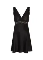 NK Imode Morgan Bust Support Silk Chemise - Black M (UK12 / M)