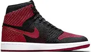[Jordan] Air 1 Retro High Flyknit Banned BG Big Kid's Shoes Black/Red/White 919702-001 (5 M US)
