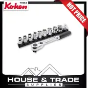 Ko-ken Z-Series 1/2" DR 6 Point Metric Socket Set - 11 Piece KO4285ZE