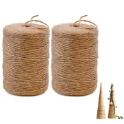 Natural Jute Twine String for Crafting Gardening Gift Wrapping Macrame DIY Home Decor
