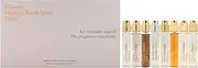 The Fragrance Wardrobe For Her by Maison Francis Kurkdjian for Women - 8 Pc Gift Set 8 x 0.37oz EDP Spray Aqua Media Cologne forte, A la rose, 724, Petit Matin, Gentle Fluidity Gold, OUD Satin Mood,
