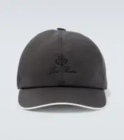 [Loro Piana] Loro Piana Logo baseball cap XL black