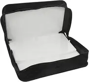 TIDTALEO 128 CD Storage Bag Capacity Portable Dvd Organizer Case Rectangle CD Holder for Travel Durable and Lightweight Design for Car and Home Use