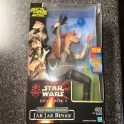 12 Inch Jar Jar Binks Electronic Talking Action Figure New 1999 Star Wars Sealed