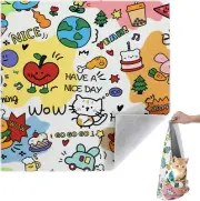 Cat Grooming Wrap Cat Magic Mat - Self-Adherent, Anti-Scratch, Kittens Calming W