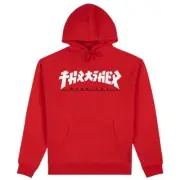 Thrasher Godzilla Red Hoodie