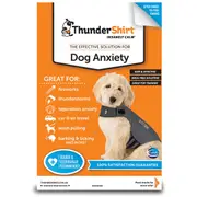 Thundershirt Anti Anxiety Shirt for Dogs - Medium (Weight 11.5-18.5kg) / Grey