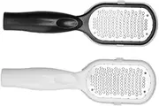 2pcs Stainless Steel Foot Rasp File Double Sided Callus Remover for Effortlessly Exfoliate Dry Skin and Corns for Home and Professional Use Random Color Random Color