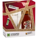 Chivas Regal 12YO Scotch Whisky 700mL & Glass Pack